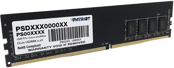 Память DDR4 8GB 2666MHz Patriot PSD48G26662 Signature RTL PC4-21300 CL19 DIMM 288-pin 1.2В single ra