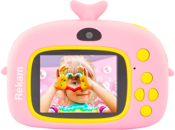 Фотоаппарат Rekam iLook K430i розовый 20Mpix 2" 720p microSD CMOS/Li-Ion