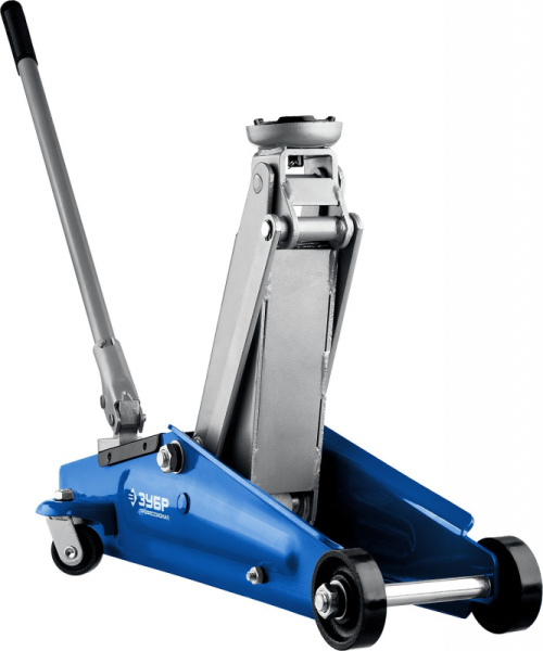 Домкрат Зубр Профессионал T70 подкатной гидравлический синий (43052-3_Z01)