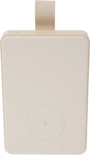 Мобильный аккумулятор Xiaomi BHR9074GL 6000mAh Qi 15W 2.4A USB-C беспров.зар. бежевый