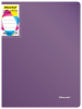 Папка с 40 прозр.вклад. Silwerhof Perlen 292941-73 A4 0.8мм карман сиреневый металлик