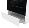 Плита Электрическая Gorenje GECS6C70WC белый/черный стеклокерамика (без крышки)