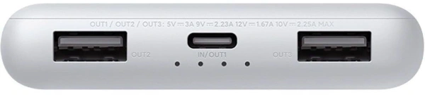 Мобильный аккумулятор Xiaomi 10000mAh 35.15W 5A 2xUSB-A/USB-C серый (BHR9350GL)