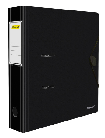 Папка-регистратор Silwerhof 355050 A4 70мм полифом черный