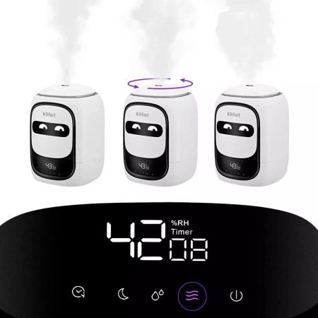 Увлажнитель воздуха Kitfort КТ-2878 25Вт (ультразвуковой) белый