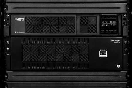 Источник бесперебойного питания Systeme Electriс SRV SRVSE6KRTXLI5U 5400Вт 6000ВА черный