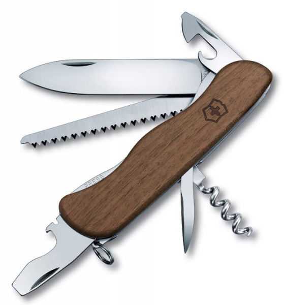 Нож перочинный Victorinox FORESTER WOOD (0.8361.63) 111мм 10функц. дерево