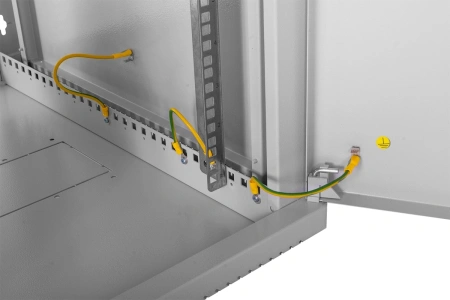 Шкаф коммутационный ЦМО (ШРН-15.500.1) настенный 15U 600x529мм пер.дв.металл 200кг серый 470мм 180град.