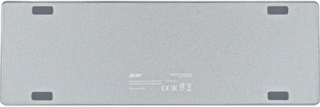 Клавиатура Acer OKW302 механическая серебристый USB for gamer LED (ZL.KBDCC.01C)