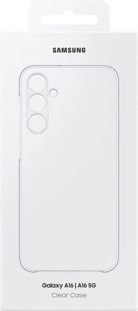 Чехол (клип-кейс) Samsung для Samsung Galaxy A16 Clear Case Clear Case A16 прозрачный (EF-QA166CTEGRU)