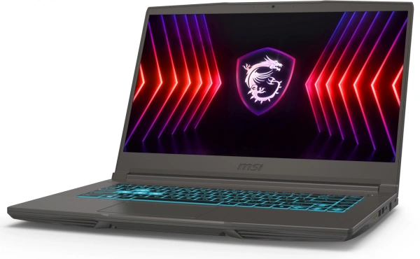 Ноутбук MSI Thin 15 B12UCX-2633XRU Core i5 12450H 16Gb SSD512Gb NVIDIA GeForce RTX 2050 4Gb 15.6" IPS FHD (1920x1080) Free DOS grey WiFi BT Cam (9S7-16R831-2633)
