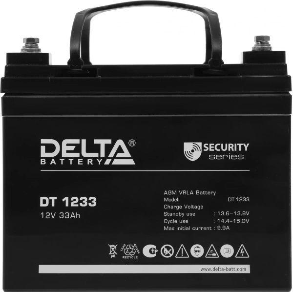 Батарея для ИБП Delta DT 1233 12В 33Ач