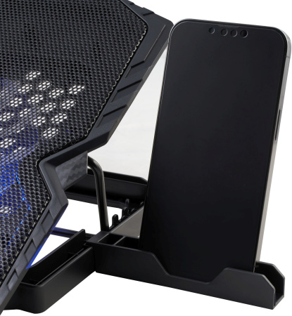 Подставка для ноутбука Digma D-NCP150-2 15.6"360x260x27мм 38дБ 2xUSB 2x 120ммFAN 650г металл/пластик черный