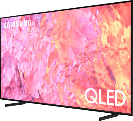Телевизор QLED Samsung 75" QE75Q60CAUXRU Q черный 4K Ultra HD 60Hz DVB-T2 DVB-C DVB-S2 USB WiFi Smart TV (RUS)