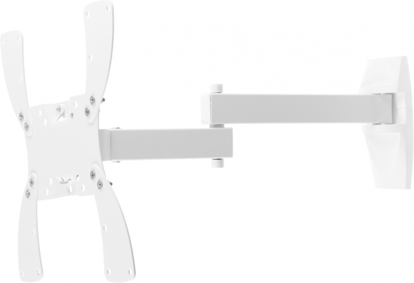 Кронштейн для телевизора Holder LCDS-5046 белый 22"-42" макс.30кг настенный поворот и наклон