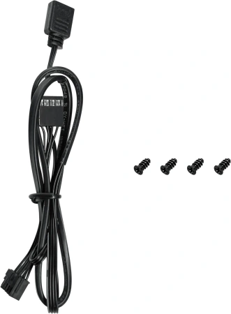 Вентилятор для корпуса Deepcool FL12 ARGB 120х120x25 черный 4-pin (R-FL12-BKAPN1-G) Ret