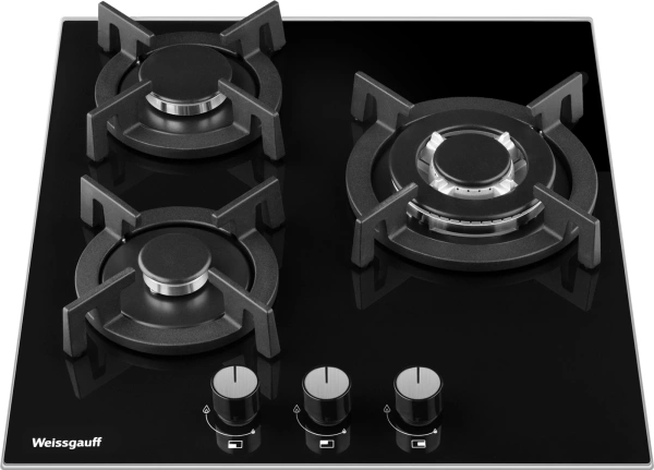 Газовая варочная поверхность Weissgauff HGG 451 BGV черный