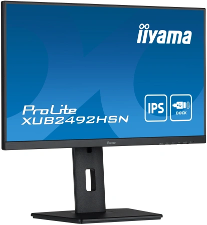 Монитор Iiyama 23.8" XUB2492HSN-B5 IPS FHD чер HDMI DP USB M/M HAS Piv 75Hz 250cd
