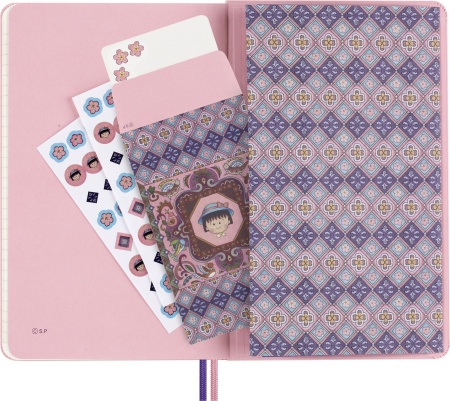 Блокнот Moleskine LE SAKURA Large 130х210мм обложка текстиль 176стр. линейка ассорти Momoko Sakura