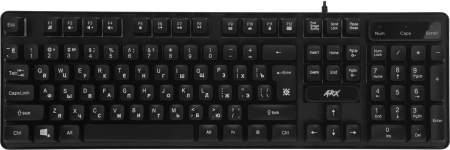 Клавиатура Defender Arx GK-196L RU черный USB for gamer LED
