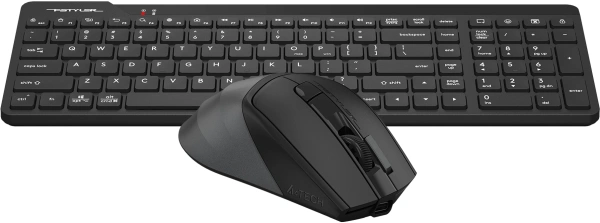 Клавиатура + мышь A4Tech Fstyler FG2400 Air2 клав:черный мышь:черный USB беспроводная slim (FG2400 A