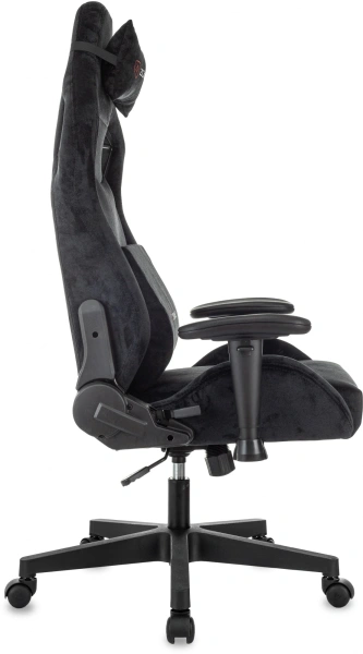 Кресло игровое Zombie Ghost Fabric черный Light-20 крестов. пластик