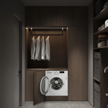 Стиральная машина Weissgauff WMI 6147 Inverter Steam класс:A+++ загрузка до 7кг отжим:1400об/мин белый инвертер