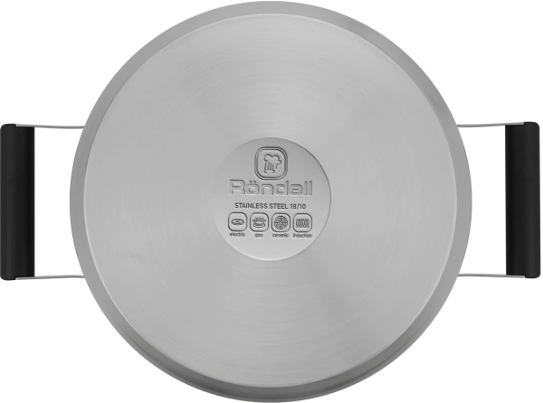 Кастрюля Rondell Bayoneta RDS-1807 3.1л. d=20см (с крышкой) стальной