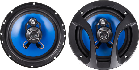 Колонки автомобильные Digma DCA-M602 160Вт 90дБ 4Ом 16.5см (6 1/2дюйм) (ком.:2кол.) коаксиальные двухполосные