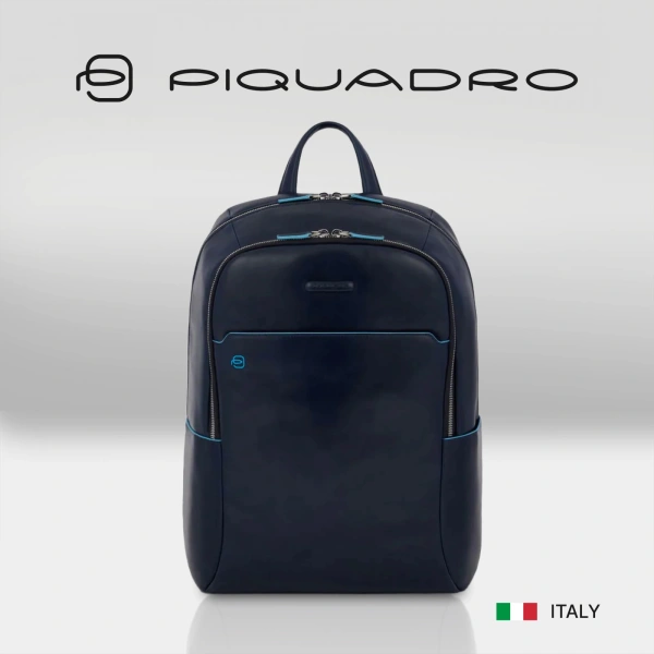 Рюкзак Piquadro Blue Square CA4762B2/BLU2 синий кожа