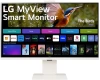 Монитор LG 31.5" MyView 32SR85U-W белый IPS LED 16:9 HDMI M/M Cam матовая HAS 400cd 178гр/178гр 3840x2160 60Hz 4K USB 7.7кг