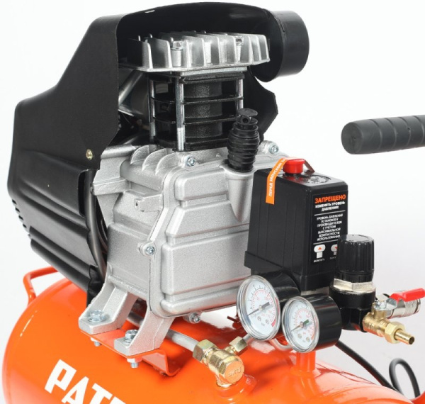 Компрессор поршневой Patriot EURO 24/240 масляный 240л/мин 24л 1500Вт оранжевый