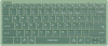 Клавиатура A4Tech Fstyler FBX51C зеленый USB беспроводная BT/Radio slim Multimedia (FBX51C MATCHA GREEN)