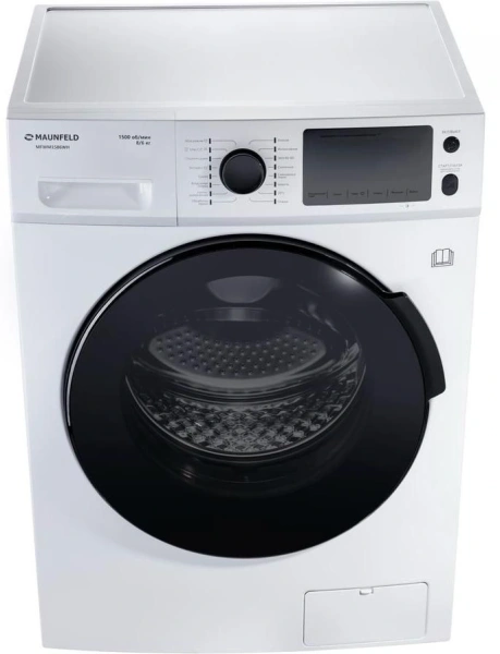 Стиральная машина Maunfeld MFWM1586WH класс: A загр.фронтальная макс.:8кг (с сушкой) белый инвертер