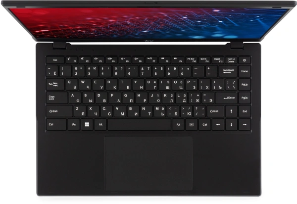 Ноутбук IRU Planio 14ING N100 8Gb SSD512Gb Intel Iris Xe graphics 14" IPS FHD (1920x1080) Windows 11 Professional black 6000mAh (2059101)