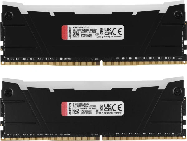 Память DDR4 2x8GB 3200MHz Kingston KF432C16RB2AK2/16 Fury Renegade RTL PC4-25600 CL16 DIMM 288-pin 1