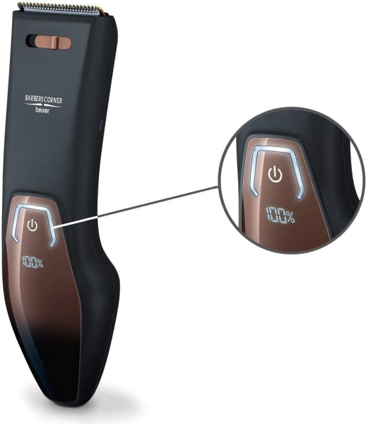 Машинка для стрижки Beurer HR5000 черный (насадок в компл:2шт)