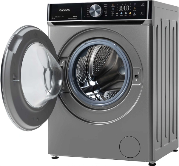 Стиральная машина Бирюса WM-SC914/15 S класс: A+++ загр.фронтальная макс.:9кг серебристый инвертер
