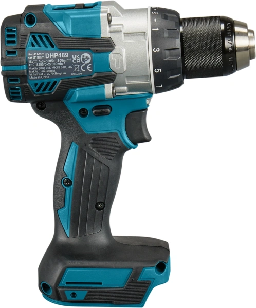 Дрель-шуруповерт Makita DHP489Z 18Вт аккум. патрон:быстрозажимной