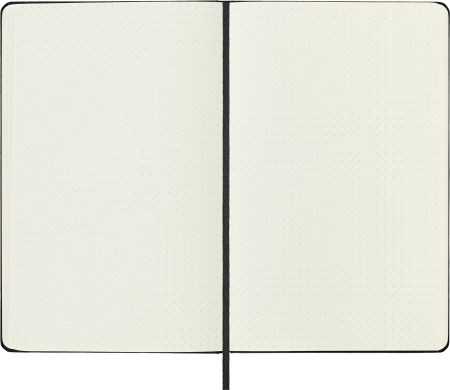 Блокнот Moleskine CLASSIC QP066 Large 130х210мм 240стр. пунктир твердая обложка черный