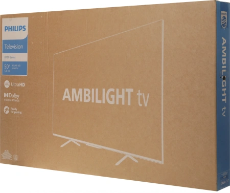 Телевизор LED Philips 50" 50PUS8108/60 Smart Series 8 хром/4K Ultra HD/DVB-T/60Hz/DVB-T2/DVB-C/DVB-S
