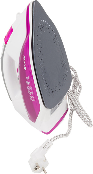 Утюг Vitek 1262-VT-02 2400Вт фиолетовый/белый