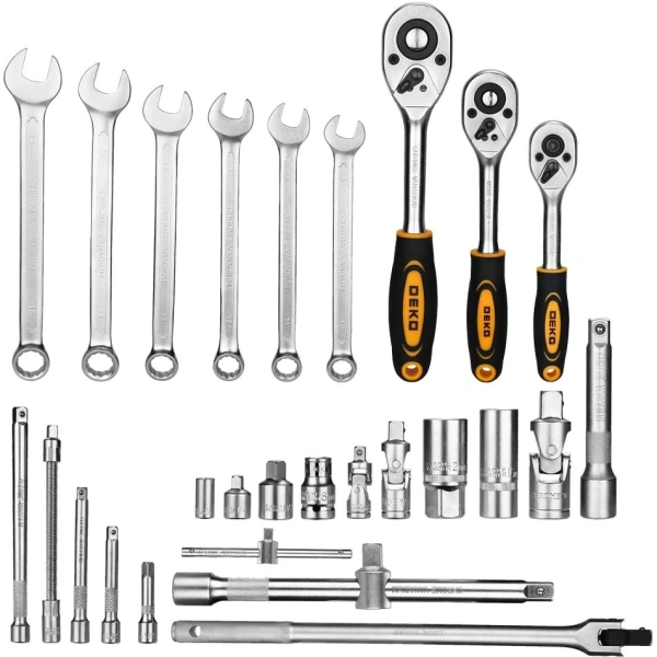 Набор инструментов Deko DKMT213 213 предметов (жесткий кейс)