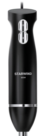 Блендер погружной Starwind SBP2200 850Вт черный/серебристый