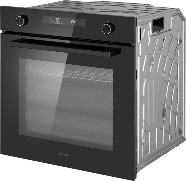 Духовой шкаф Электрический Weissgauff EOM 741 PDB Black Edition черный