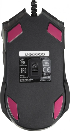 Мышь A4Tech Bloody J90s черный оптическая (8000dpi) USB (12but)