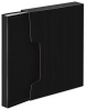 Папка с 80 прозр.вклад. Бюрократ DeLuxe DLVBOX80BLCK A4 пластик 0.7мм черный в коробе