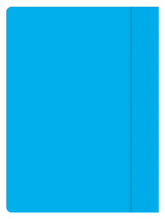 Папка-скоросшиватель Buro -PSE20BU/AZURE A4 прозрач.верх.лист пластик голубой 0.11/0.13