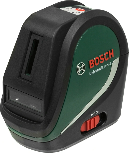 Нивелир лазерн. Bosch UniversalLevel 3 Set 2кл.лаз. 650нм цв.луч. красный 3луч. (0603663901)