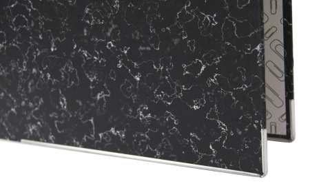 Папка-регистратор Buro МР50-332ВК/SBURO A4 50мм картон/бумага черный мет.окант. сборная